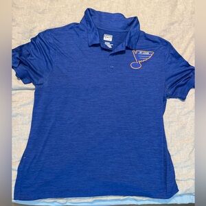 Fanatics Authentic STL Blues polo w/
Retro logo